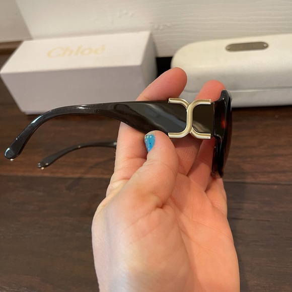 Chloe Womens Sunglasses CL2239 Tortoise Brown - Picture 6 of 16